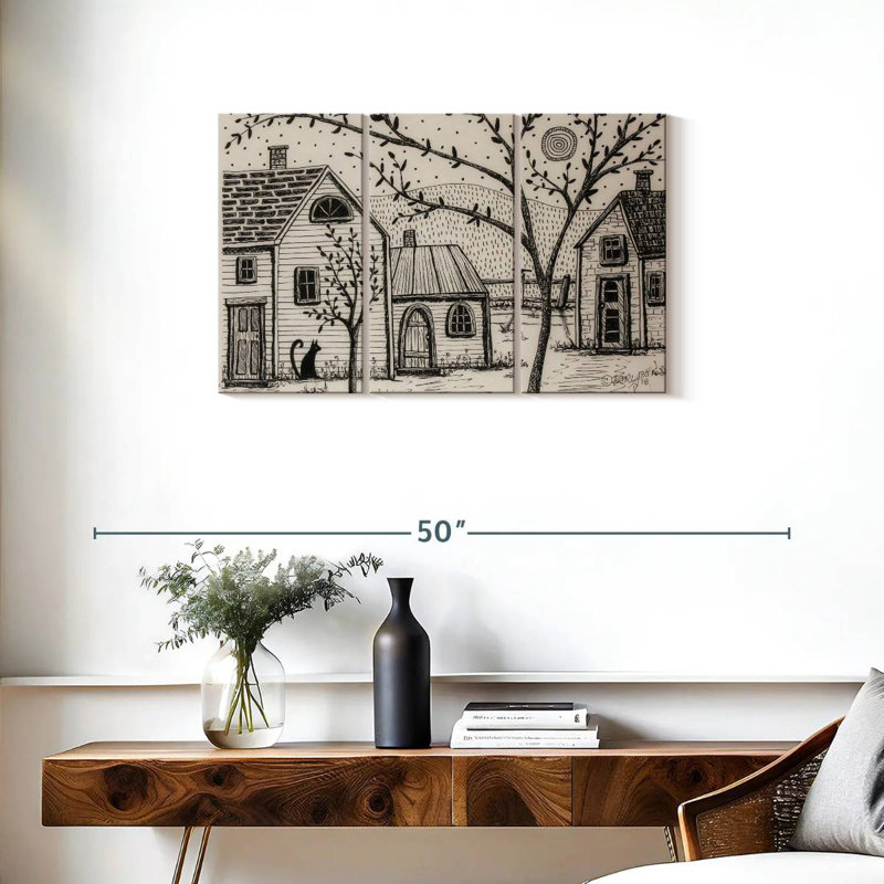 Alvord Country Cottages, 20" H x 33" W