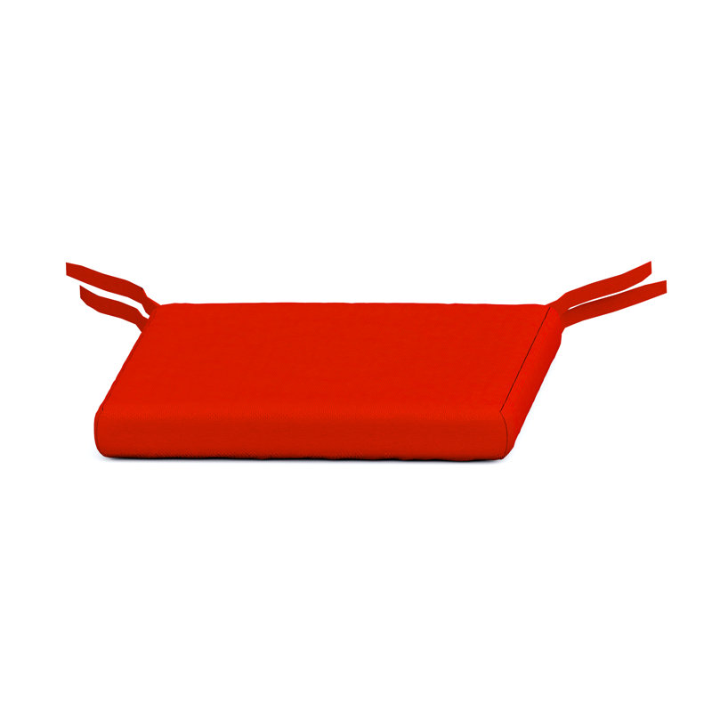 Coussin de siège d'extérieur Sunbrella, Rouge