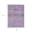 3' X 5' Plum And Purple Medallion Washable Indoor Outdoor Area Rug