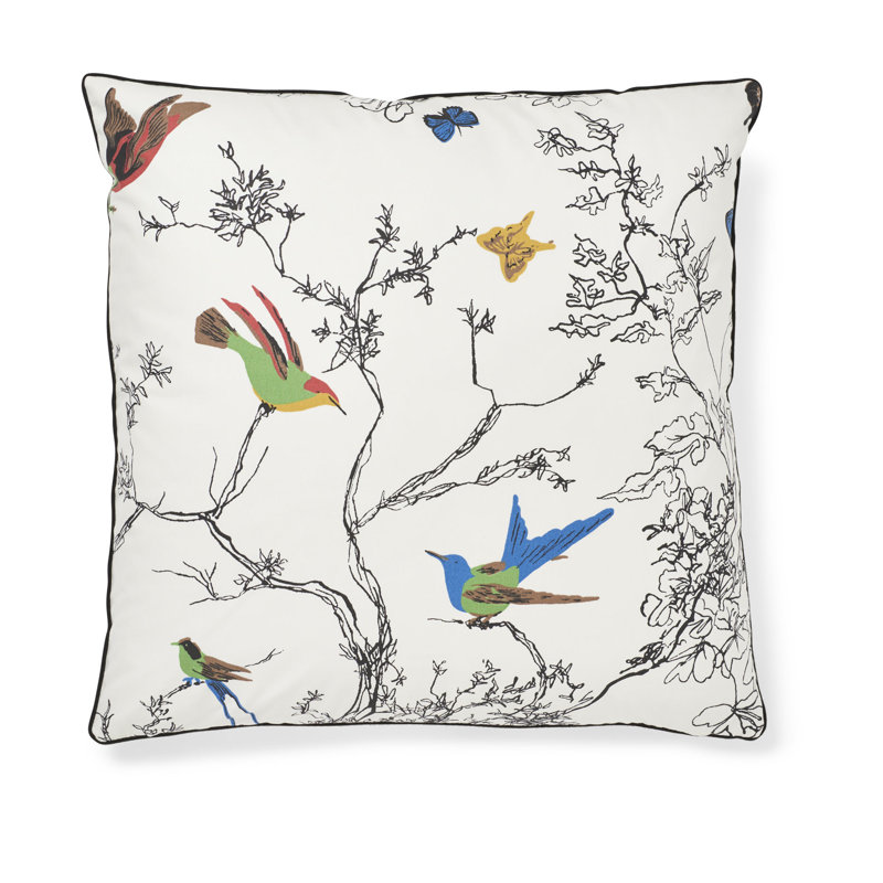 Birds & Butterflies Pillow