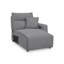 Canapé modulaire inclinable électrique 3 pièces avec méridienne Bodie-122874996