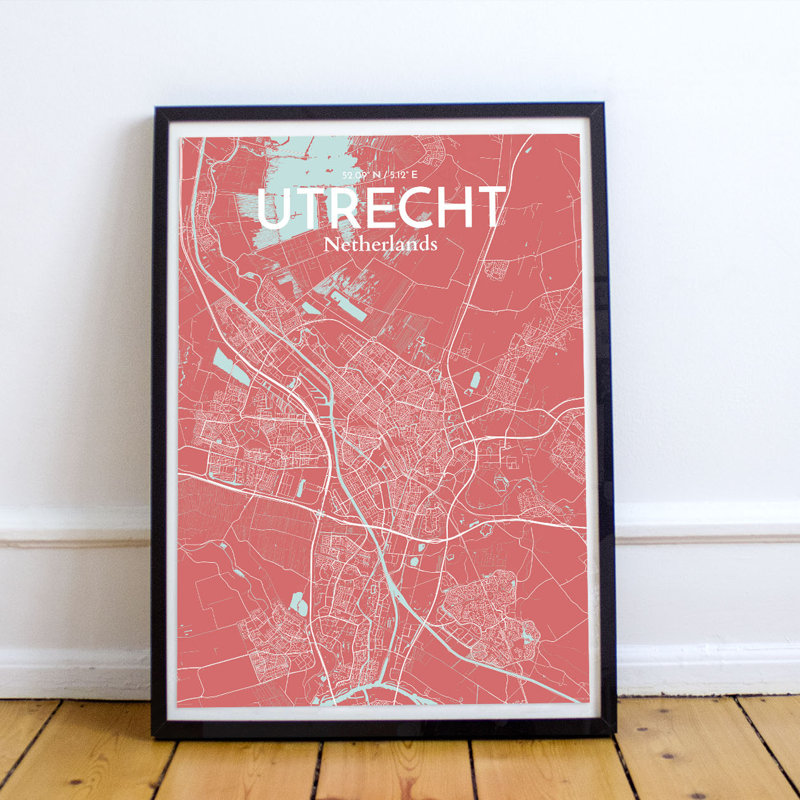 Utrecht - No Frame Print, 60.2 cm H x 27.9 cm W x 0.1 cm D