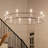 6 - Light Steel Dimmable Drum Chandelier-1440043476