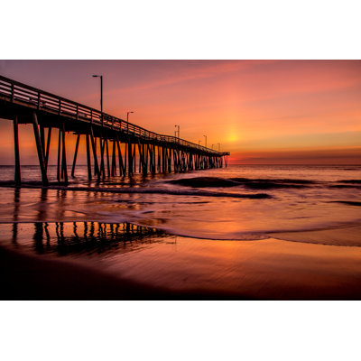 «Virginia Beach Sunrise» par Tmersh - photographie sur toile tendue