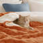Couverture réversible en sherpa et en fausse fourrure-124426223-124426236