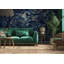 Décoration murale amovible Moonlit Forest Winding Creek Night Landscape-145638509-145638498