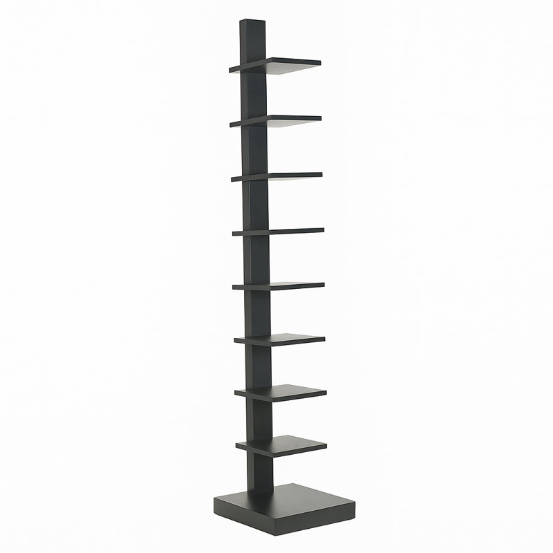 Waverley Ladder Bookcase, Black