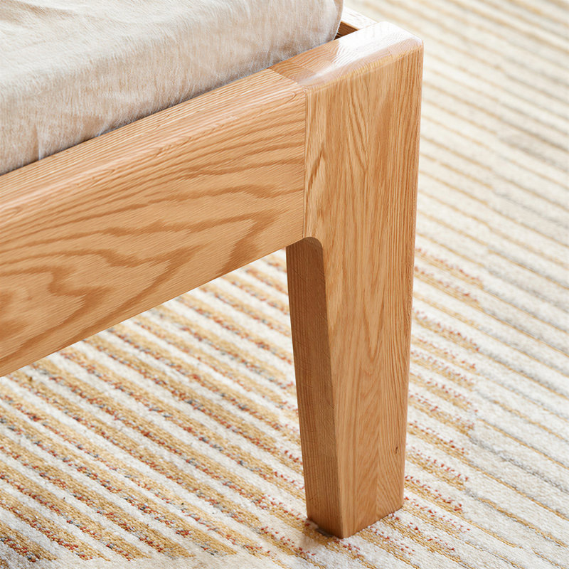 Solid Wood Bed North American Oak Regular Bed