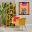 «Disco Tiger with Crown», art mural encadré par Elizabeth Medley-1166034674-1166034676