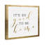 Good to be Home Gold - reproduction d'art textuel-67774442-33021701