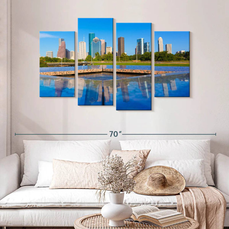 Reflet de l'horizon de Sirci Houston, H 32 po x l 52 po