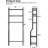 3-Tier Freestanding Over The Toilet Storage Shelf With Hooks And Paper Holder - Sturdy Metal Bathroom Organizer For Towels, Toiletries And More