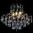 24" Modern 6 - Lights Crystal Chandelier Dimmable