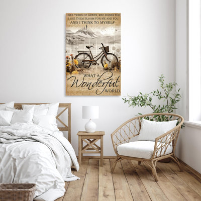 " Bicycle What A Wonderful World "