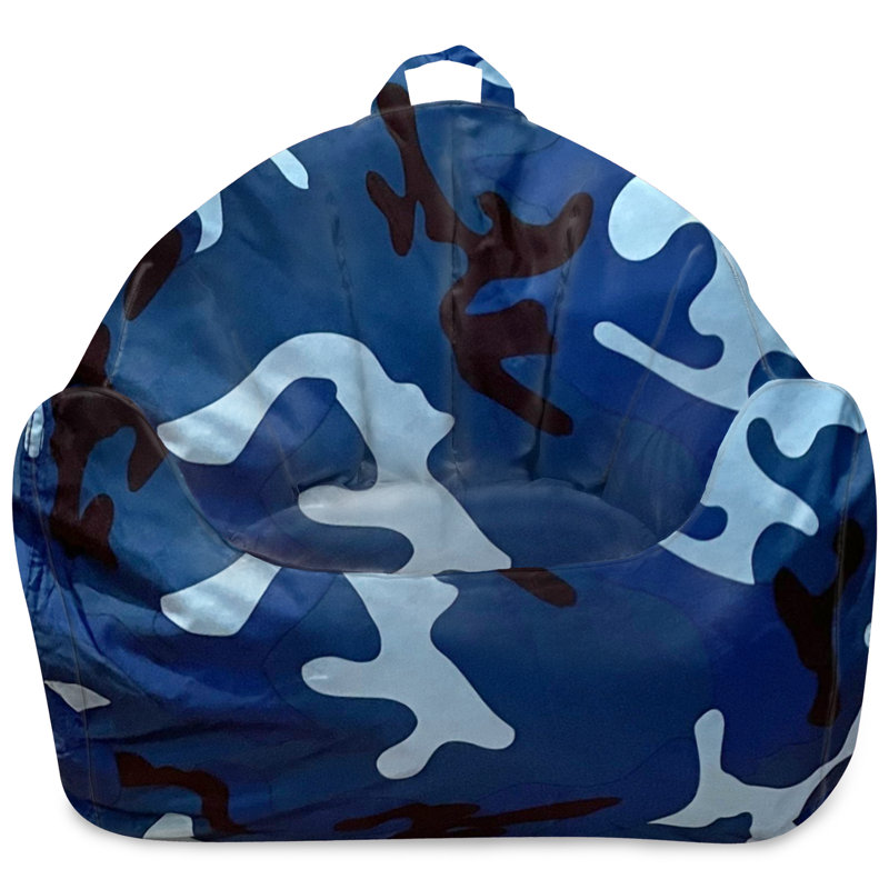 Bean Bag Chair Structured Seat for Kids, Teens and Adults, Comfy Bean Bag Chair for Gaming, Reading and Watching TV, Malibu Lounge Chair, Multiple Colors and Fabrics