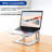 LS03 Aluminum Laptop Stand, Ergonomic Detachable Computer Stand,Silver