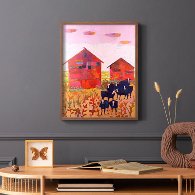 Orland Barns, reproduction encadrée - bois massif