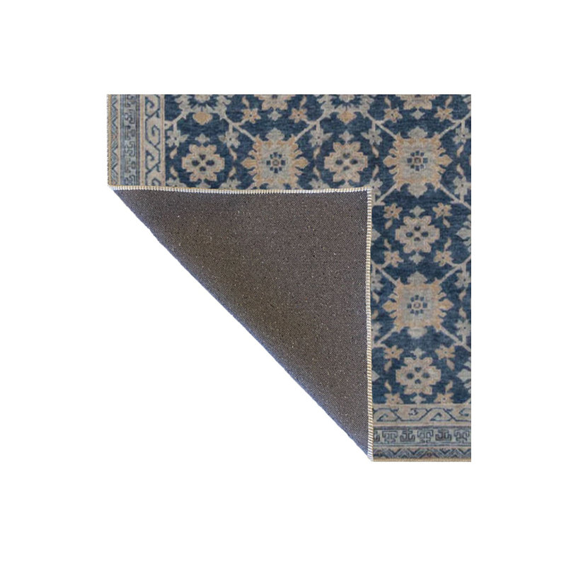 Tapis décoratif rayé à losanges lavable à la machine, Sous-tapis rectangulaire 5 pi 1 po x 7 pi 7 po inc
