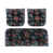 Brun / rouge / bleu floral est en rupture de stock