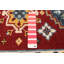 Tapis oriental rouge / ivoire / vert en laine noué à la main-1169210815