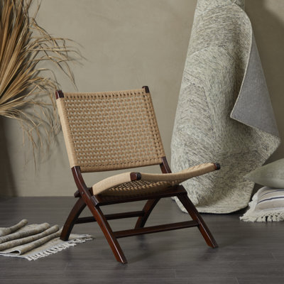 Wood Handmade Woven Accent Chair
