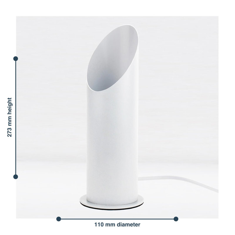 Abderraouf 27.3cm Floor Lamp Set, White