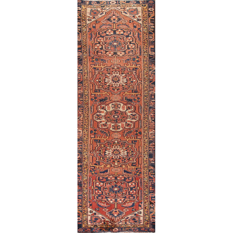 Handmade Wool   Runner Rug 3x12