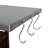 54.33" Farmhouse Rolling Outdoor Kitchen Cart, Solid Wood Frame With Stainless Steel Top, Spice Rack, Towel Rack, Lockable Wheels & Multi-Functional Storage For Patio, Backyard BBQ & Kitchen-767765584