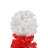 Lighted  Santa Hat Style Christmas Tree Set Of 2, 4Ft Artificial Tree With Warm White Lights, Christmas Tree For Decoration Inside And Outside