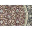 Tapis rond brun de haute qualité noué à la main
