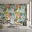 Papier peint moderne Mid-Century Organik Shapes
