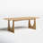 Tov Furniture Cybill Natural Ash Dining Table