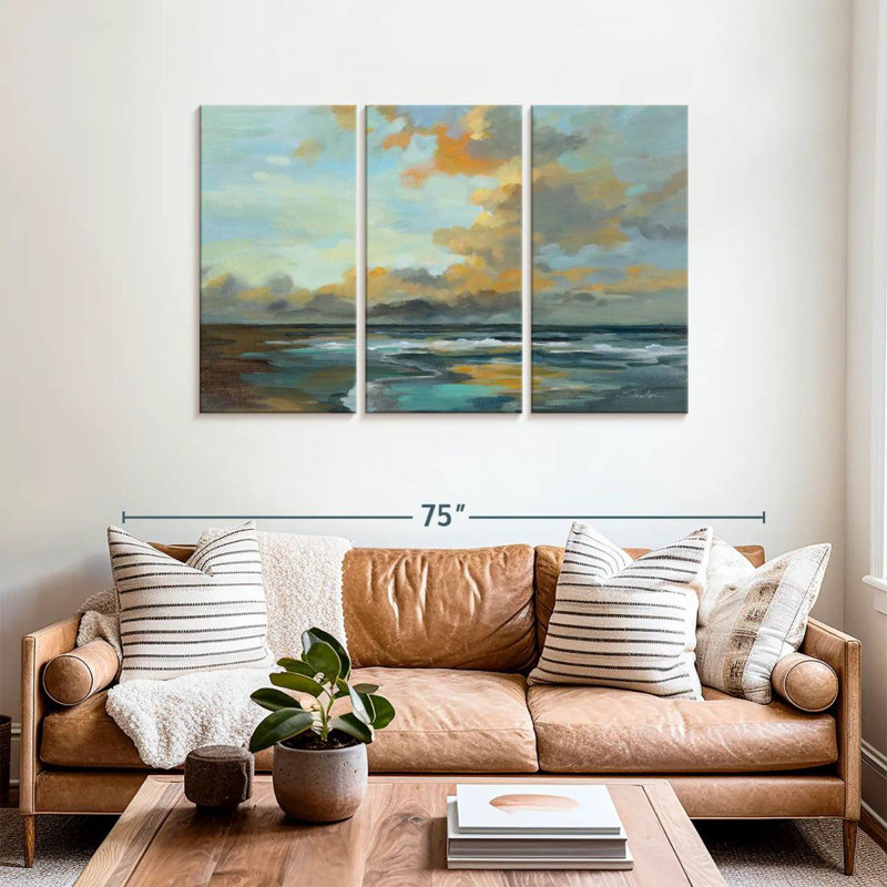 Gillard Oceanside Sunset, 36" H x 57" W