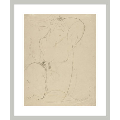 Anadiomena par Amedeo Modigliani - estampe numérique encadrée