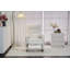 Chaise berçante en tissu avec repose-pieds Teddy-199263670