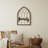24" X 17" Brown And White Wood Wall Decor