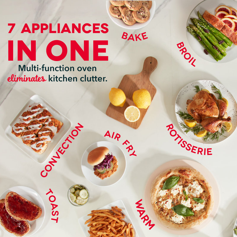 Dash Chef Series Air Fryer Oven with Rotisserie 23Qt