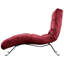Rye Upholstered Velvet Fabric Chaise Lounge with Adjustable Backrest-1915716572-1915716573