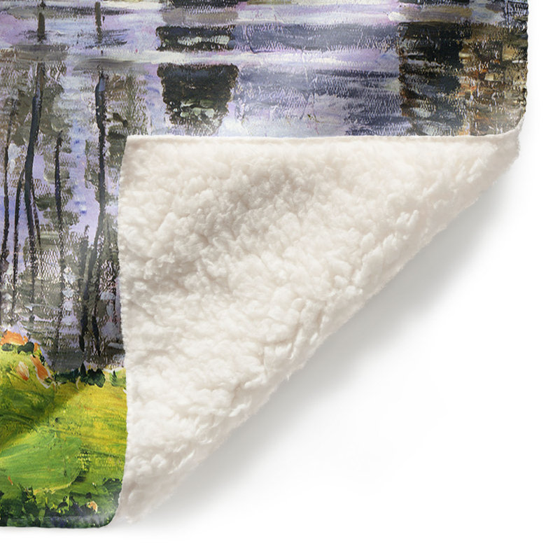  Couverture douce en sherpa, 51 po x 60 po
