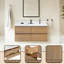 Meuble-lavabo mural moderne avec tiroirs flottants-482639567-482639563