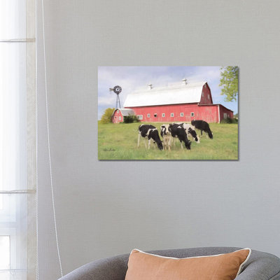 Henderson Cows by Lori Deiter - Wrapped Canvas Print