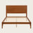 Mid-Century Modern Bamboo Platform Bed, Eco-Friendly Wood Frame with Metal Slat Support, No Box Spring Needed-1633862906