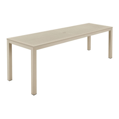Aura Aluminum Narrow Dining Table