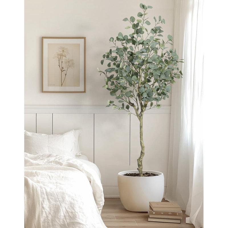 Eucalyptus Tree Artificial With Silver Dollar Leaves