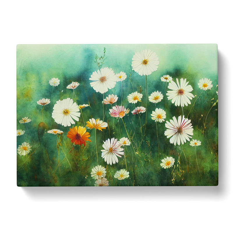 Pure Wildflowers Floral - Wrapped Canvas