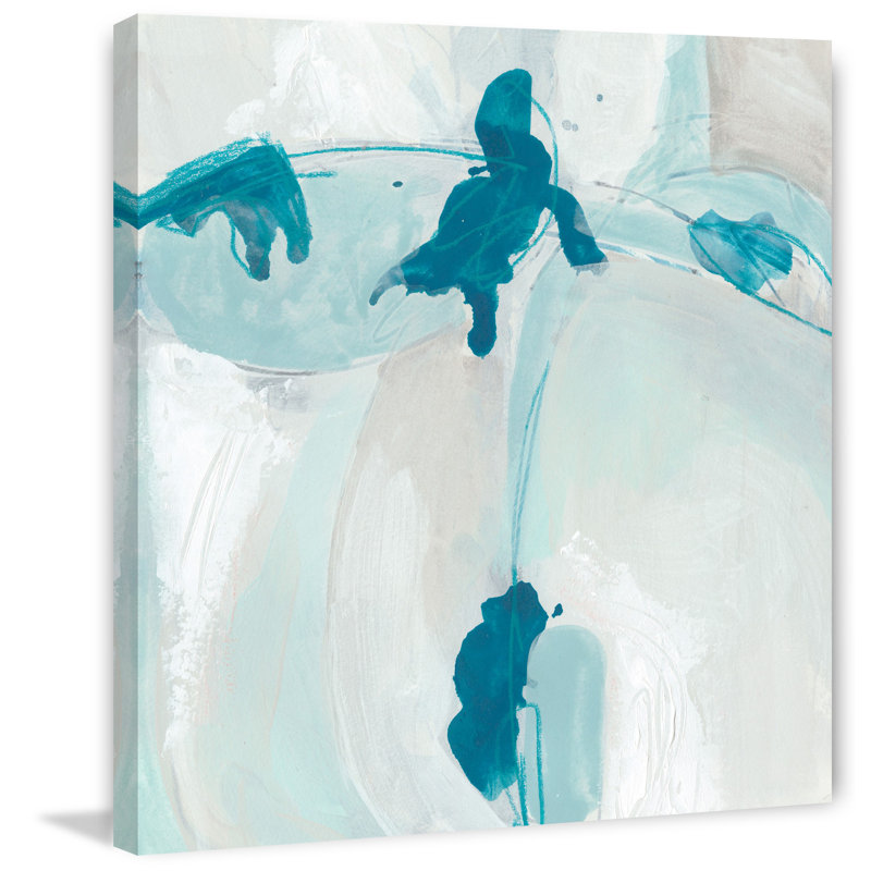 Trace Echo III - Painting, Wrapped Canvas, 30cm H x 30cm W 