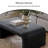 Albert 12" Low Profile Organic Sculptural Coffee Table,  Modern Accent Table for Indoor & Outdoor Living Spaces-750758274
