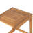 Harry Patio C-Shaped Acacia Wood Side Table