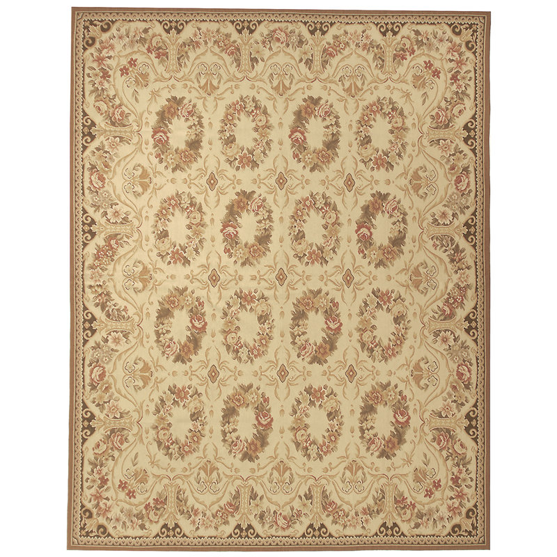 Wool Oriental Area Rug, Rectangle 9' x 12'
