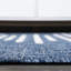 Tapis d'intérieur / extérieur bleu / ivoire à rayures berbères Grundy-620481275